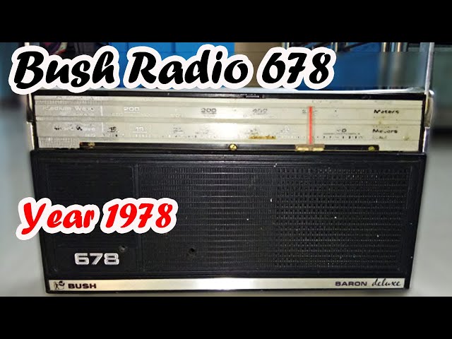 Bush Radio 678 (Year 1978 ) - YouTube