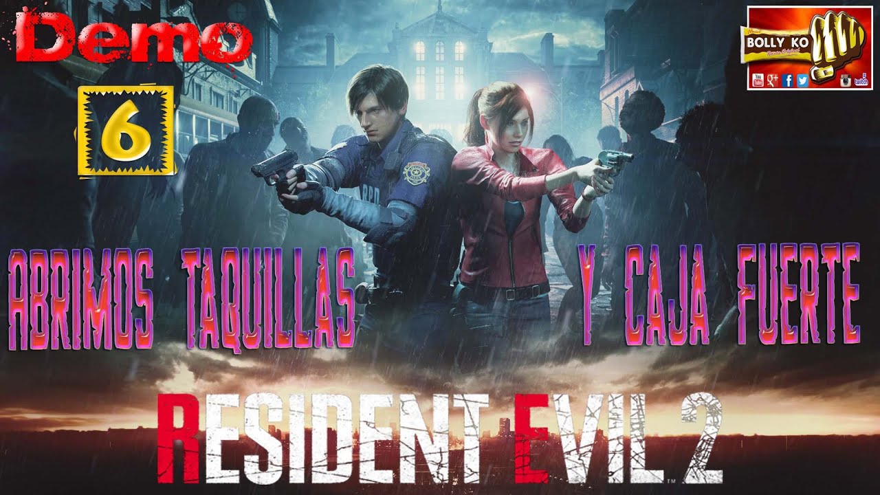 Resident Evil 2 Remake-Demo-6, abrimos taquillas y caja fuerte. pcloud