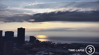 Thursday Cleveland sunset time-lapse for July 16, 2020