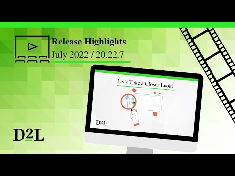 July 2022/20.22.7 Release Highlights Video