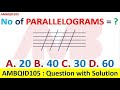 AMBQID 105 Question with Solution | Find Number of Parallelograms | Combinatorics | AMBPi21