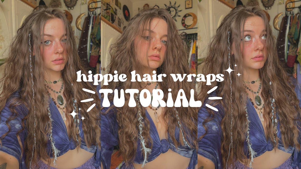 hair wrap day  hippie hippietok hairtutorial hairwrap   Hair  Wrap  39M Views  TikTok