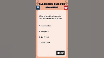 Algorithm Quiz for Beginners:Test Your Knowledge! #algorithm #python #aichallenge #programming #quiz