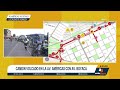 Un camión de alimentos se volcó en la avenida de Las Américas y desató un caos vial | CityTv