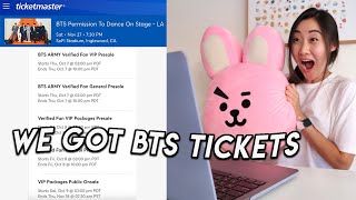 buying BTS concert tickets 2021 *so difficult* | vlog