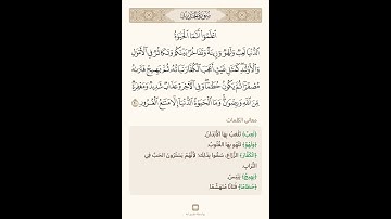 السراج في بيان غريب القران سورة الحديد مع تلاوة الشيخ سعد الغامدي