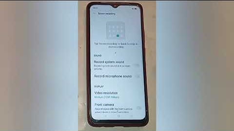 Enable screen recording setting,how to enable screen recording in oppo a31