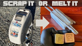 Full Compressor Tear Down - 4 Metal Melt - ASMR Metal Melting - BigStackD Casing Trash To Treasure