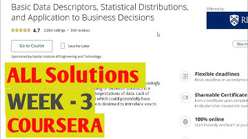 Basic Data Descriptors Course | Rice University  | Coursera | Week 3 Complete Solutions | 100% Marks