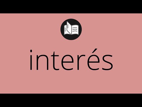 Video: ¿Cuál es el significado de interés individual?