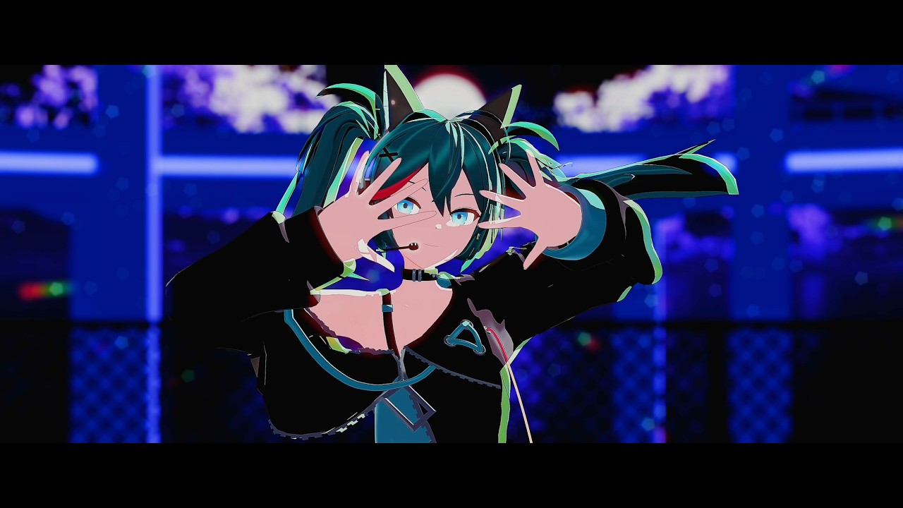 MMD) Satisfaction [Tsatou式Rock Cat Miku]