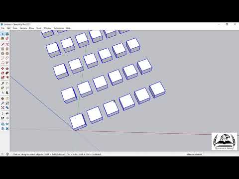 How to use Scale and Rotate Multiple Plugin for Sketchup Pro | Sketchup in Urdu &amp; Hindi (DEEP LEARNING)