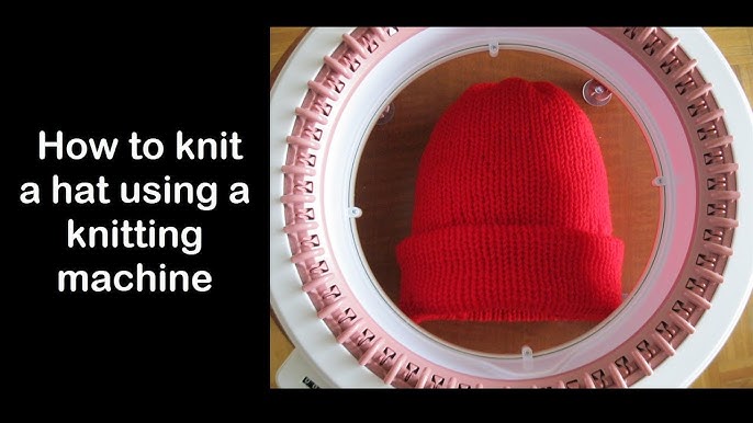 How to Knit a Striped Hat on a Knitting Machine 