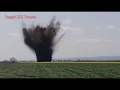 Distrugerea bombelor de aviație găsite la Focșani