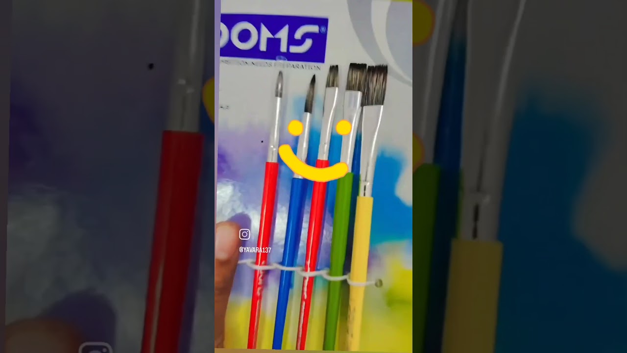 Only an artist knows the pure Joy of holding a brand new 🖌️ brush