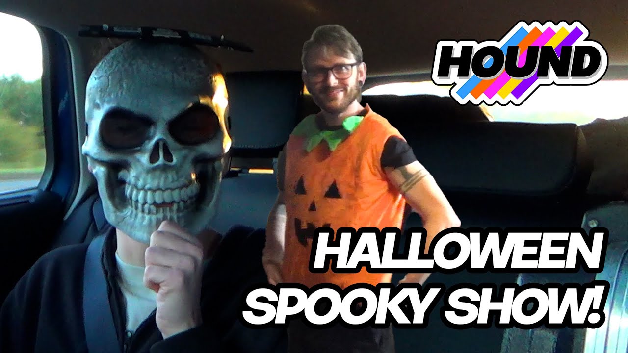 Spooky Halloween Show of Spooks, Petrol Station Pizza and Tiny Hats - Hound Vlogs