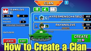 Hill of steel : How to create a clan| How to join a clan | How to add friends in clan | #2 Tutorial screenshot 3
