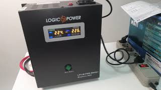 ИБП LogicPower LPY-W-PSW-800VA+  - обзор студийный близко