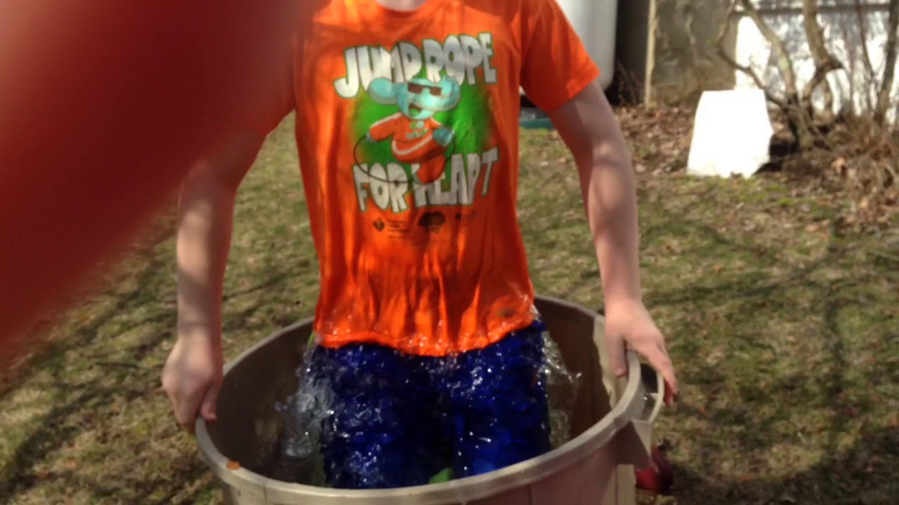 Ice bucket water challenge! YouTube