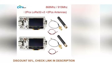2Sets Wifi BLE LoRa32 V3 ESP32-S3 Node Development Board 0.96 OLED SX1262 LoRa 32 IoT Dev Board 868M