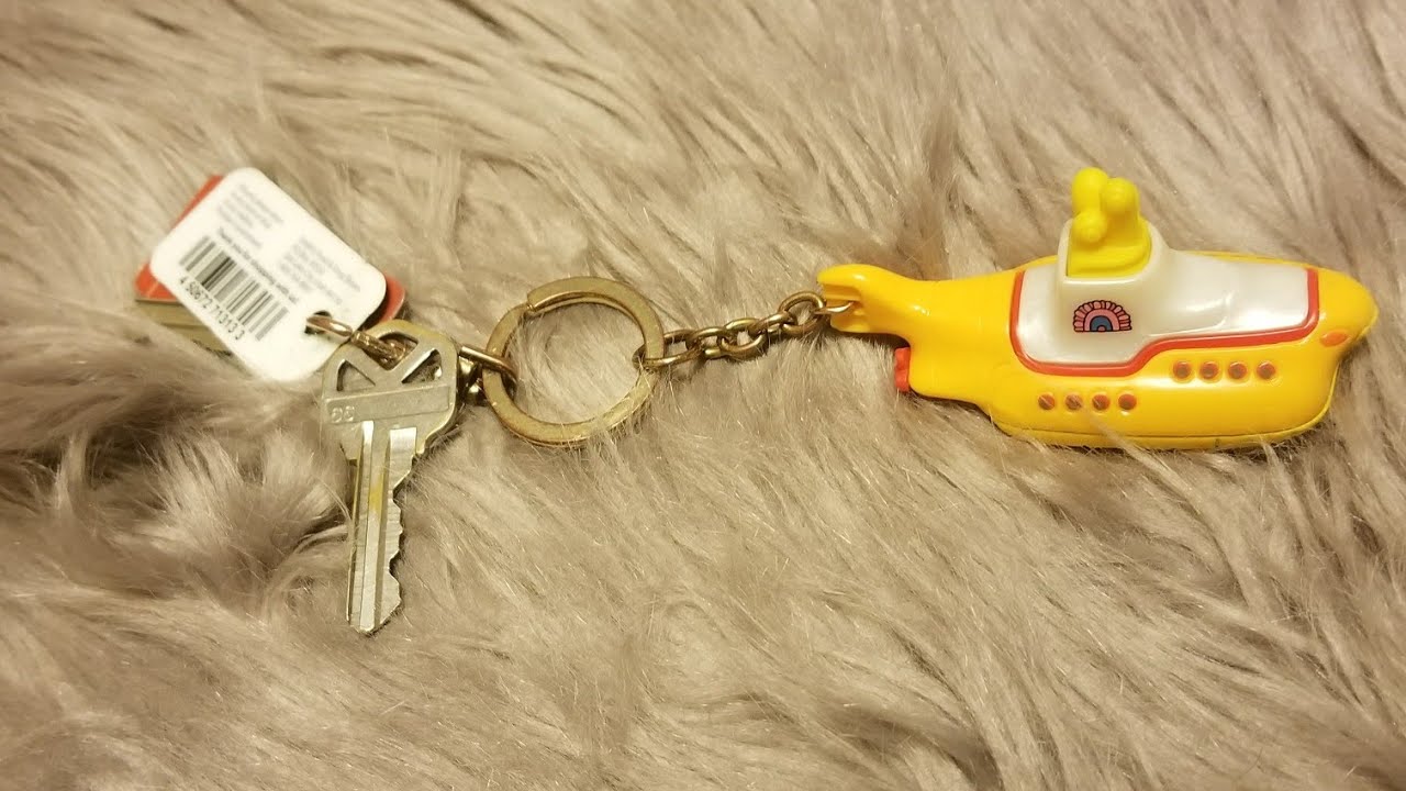 (DIY) Hot Wheels key chain The Yellow Submarine 1/64 scale YouTube