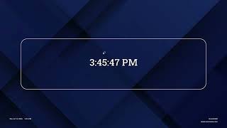 Setting up Timers, Clocks and announcement slides with VerseVIEW. 