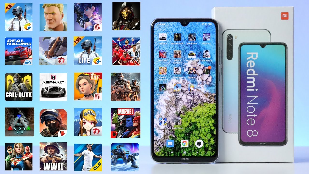 Игры на Xiaomi Redmi 8.