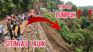 UPDATE TERKINI JALUR SITINJAU LAUIK ❗️❗️KEMACETAN PARAH TERJADI KARENA ADANYA EVAKUAI KORBAN LONGSOR