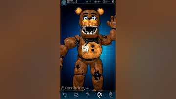Damaged Freddy - Jumpscare & Workshop Animations  FNAF AR
