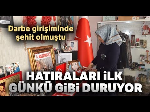 15 Temmuz Şehidi Gülşah Güler’in Hatıraları İlk Günkü Gibi Odasında Duruyor