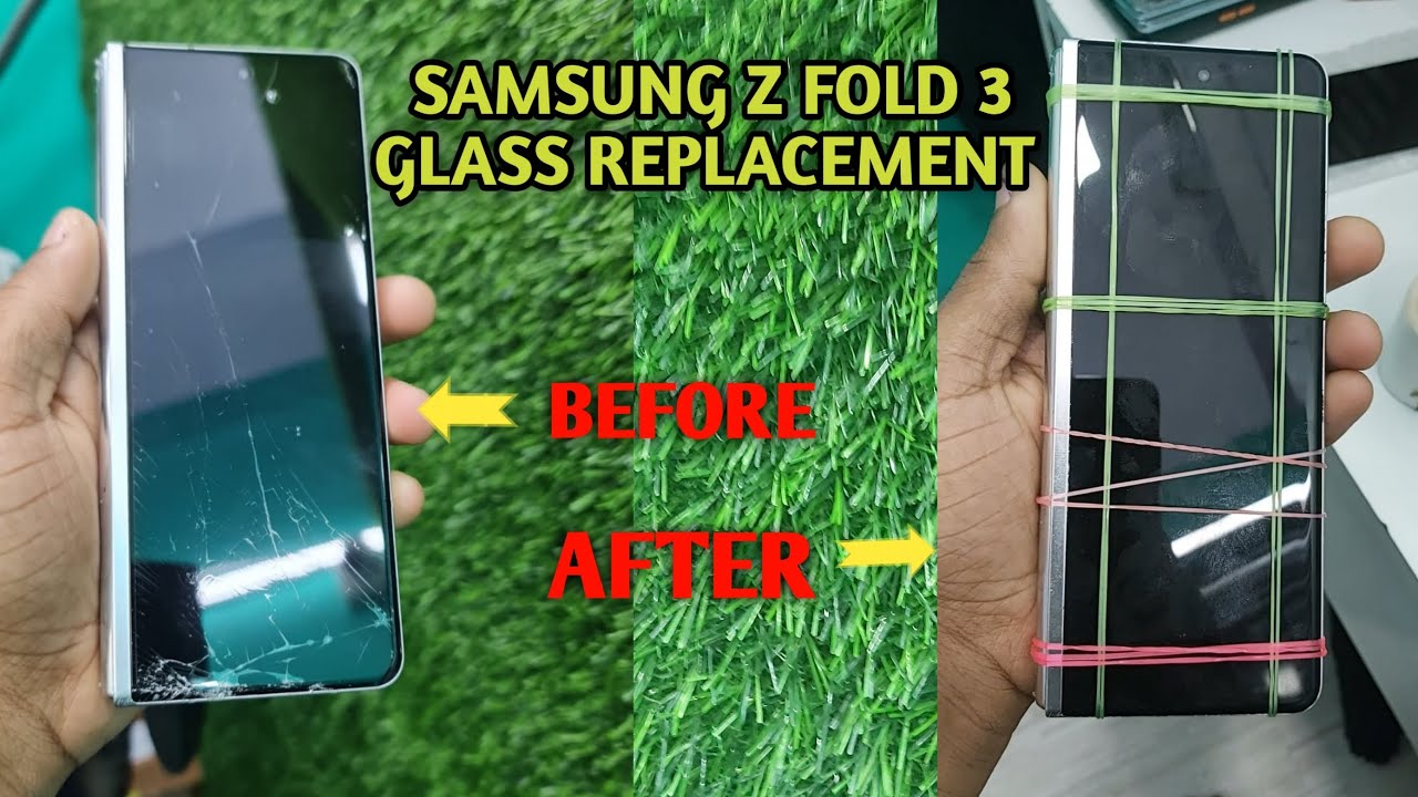 SAMSUNG GALAXY Z FOLD 3 GLASS REPLACEMENT || QASWA TELECOM 