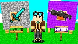 SPADA DI MINECRAFT contro FUCILE DI FORTNITE!