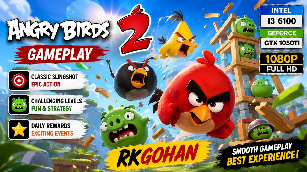 Angry Birds 2 From Microsoft Store Gameplay GTX 1050 Ti YouTube