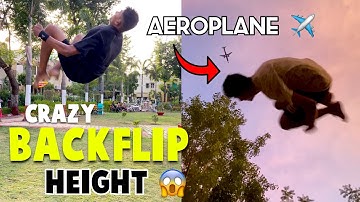 Crazy Backflip height 😱🔥 the best Shorts & reels trending/ hyperhook aashish