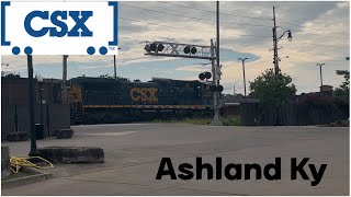 CSX Loaded Coal train led by one engine 