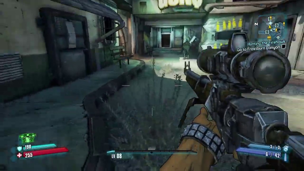 Glitch under Sanctuary in Borderlands 2