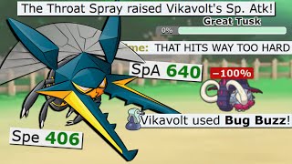 TERA ELECTRIC THROAT SPRAY VIKAVOLT IS SO GOOD IN POKEMON SCARLET AND VIOLET!