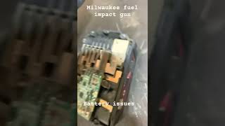 Milwaukee battery problems Ame motors