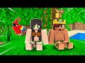 Rafael e amandinha perdidos 24 horas na floresta do minecraft