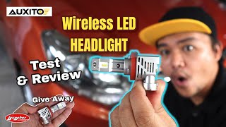 Wireless LED HEADLIGHT Meron Pala Nito? | AUXITO LED HEADLIGHT Test and Review