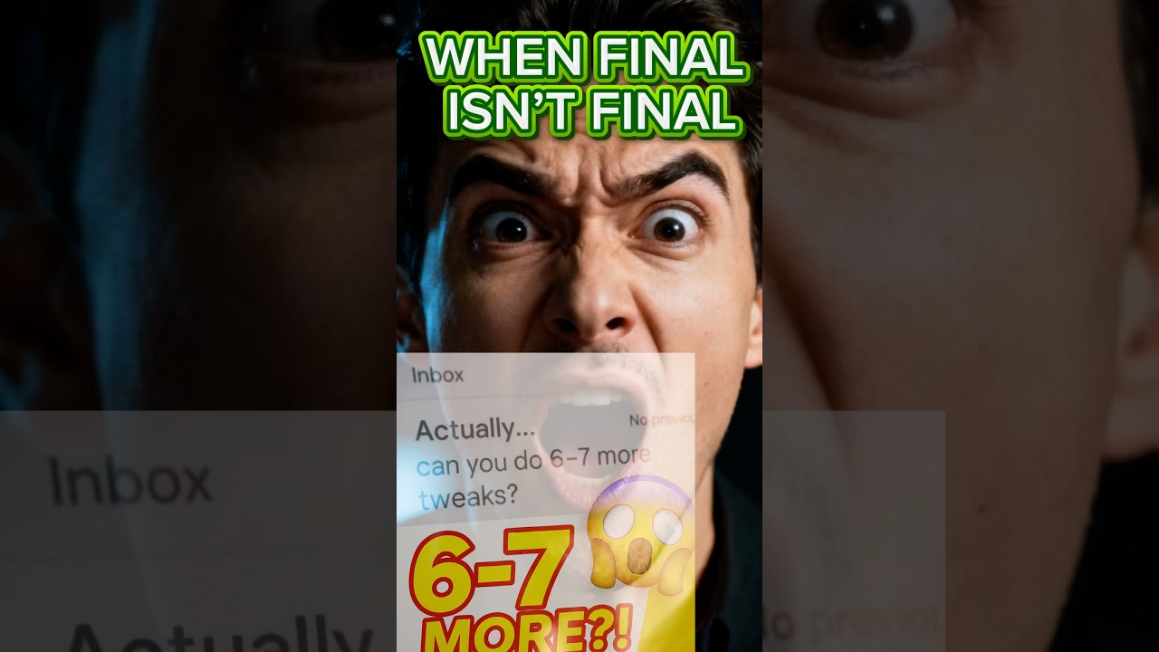 When the ‘final logo’… isn’t FINAL 😭 Client From Hell? 😱 The 6–7 Revision Nightmare! 