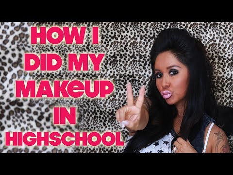 SNOOKI'S HOW I DID MY MAKEUP IN HIGH SCHOOL