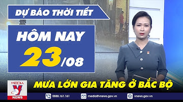 Dự báo thời tiết hôm nay mới nhất ngày 23/8. Mưa lớn gia tăng ở Bắc Bộ - VNEWS