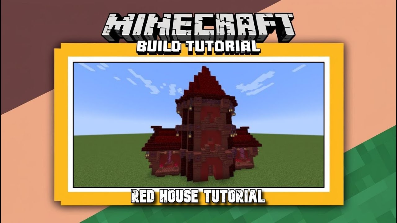 Minecraft Buildingred Minecraft House Tutorial | How to build a Red House in Minecraft 1.21.4 ...