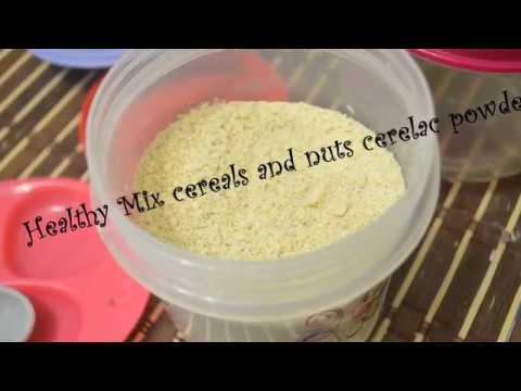 Baby Food : Weight gain healthy mixed cereals and nuts powder for ...