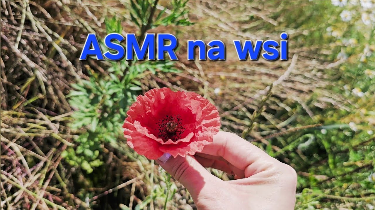 ASMR po polsku | mouth sounds spacer po lesie, bliski szept, dźwięki przyrody 🌺 śpiew ptaków 🐦