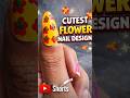 Yellow + flowers = instant happiness 🌼 #nailart #simplenails #naildesign #trandingsong