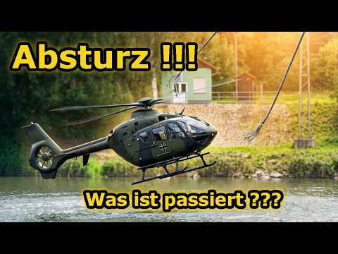 German Armed Forces helicopter crashes into the Mulde river near Grimma – Tragic accident 🇩🇪