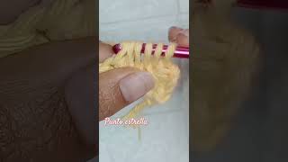 Te enseño el PASO a PASO del punto estrella #crochet #ganchillofacil #tutorial #knitting
