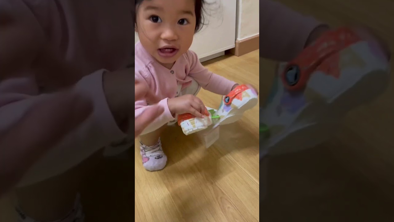 Trying on my very first crocs gifted by my loving auntie.       #baby #crocs #cute